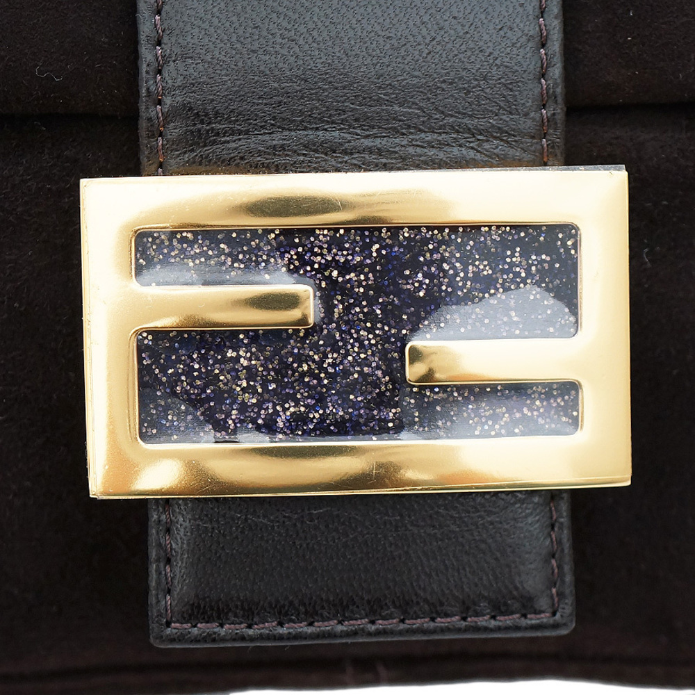 Fendi Mamma Bucket Bag Suede Leather Brown - Picture 8 of 8